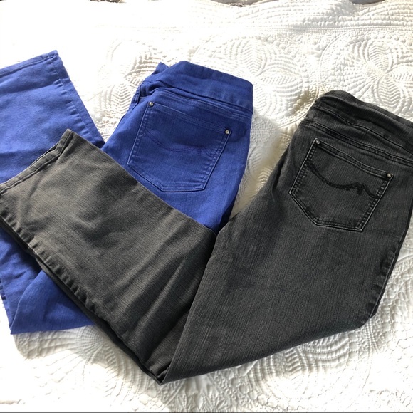 Denim&Co Denim - 🌟DENIM & CO Bundle 2 Pair Stretch Top Jeans 12